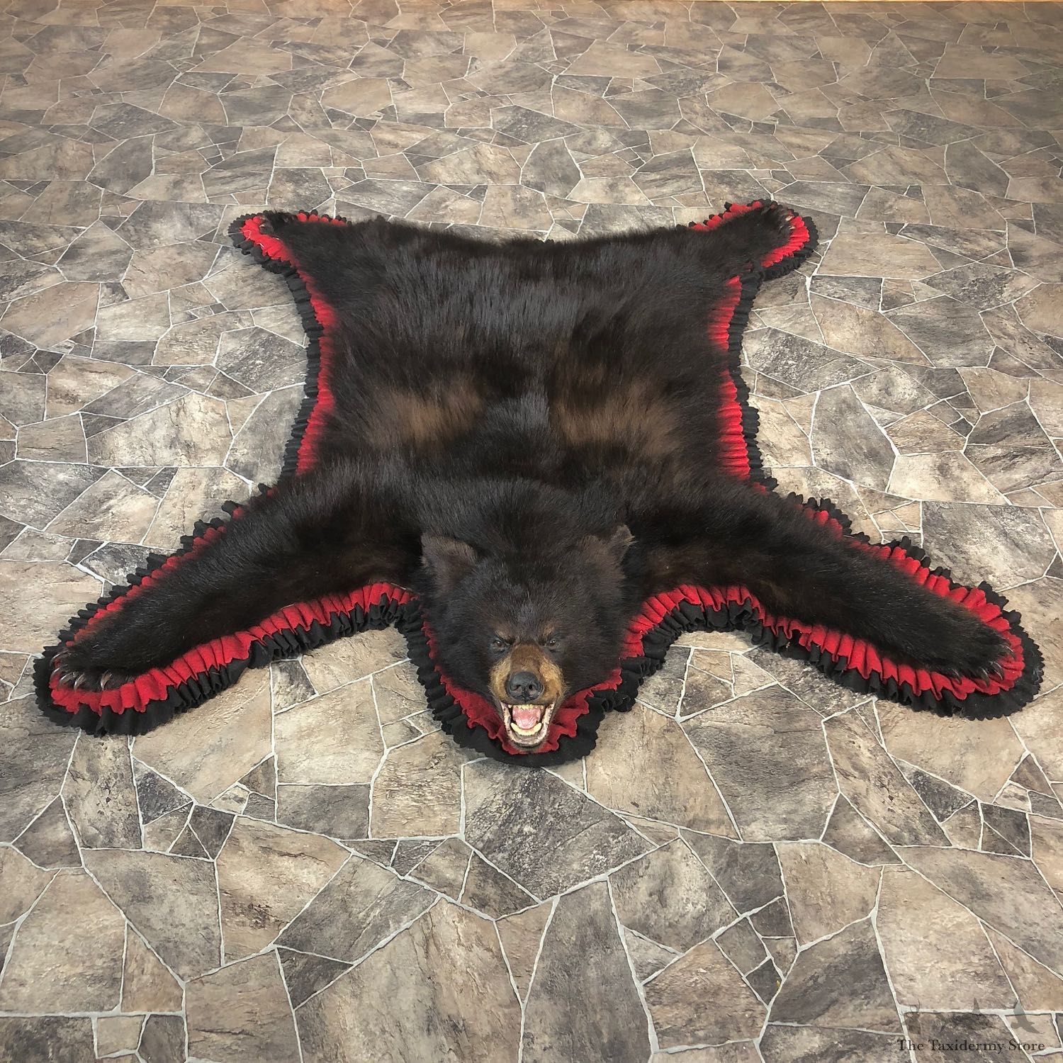 Black Bear Full-Size Rug For Sale #20086 @ The Taxidermy Store
