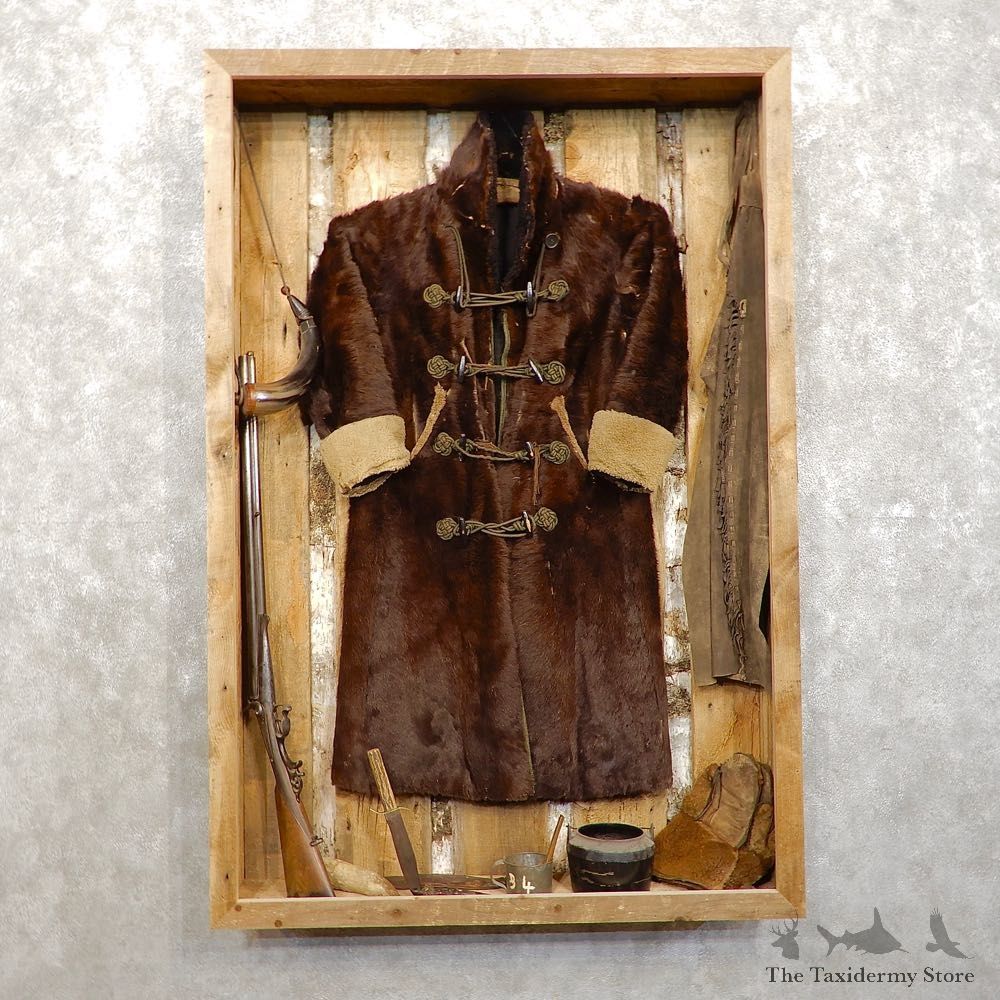 Authentic Mountain Man Era Display Case For Salet #21468 For Sale @ The Taxidermy Store