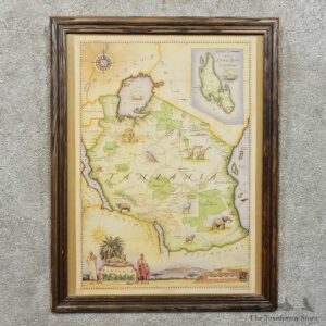 Tanzania Map Print For Sale #15753 @ The Taxidermy Store