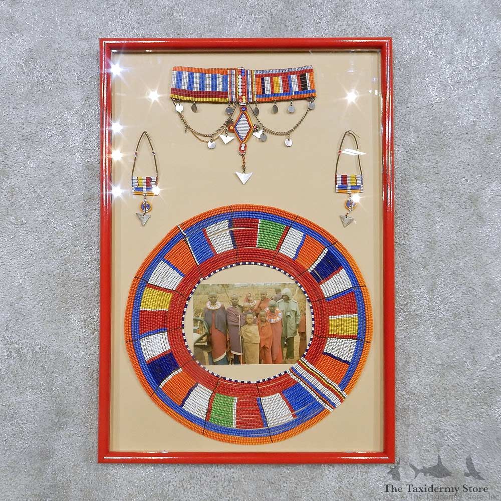 African Maasai Tribal Jewelry Set For Sale #15174 @ The Taxidermy Store