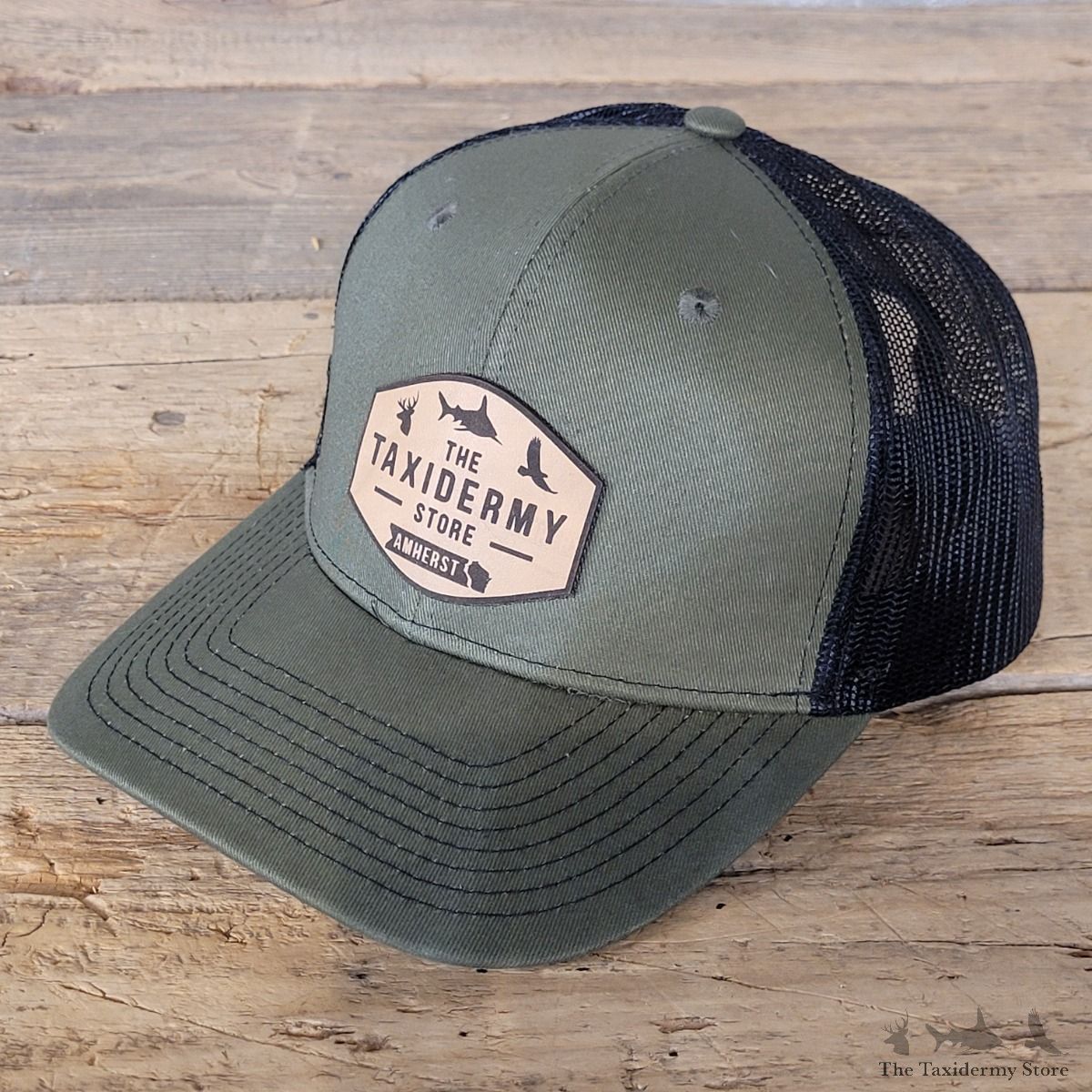 The Taxidermy Store Loden Green Logo Hat