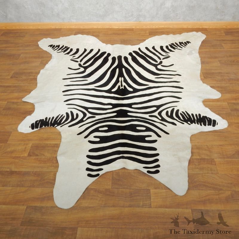 Faux Zebra Cow Hide For Sale #17868 @ The Taxidermy Store