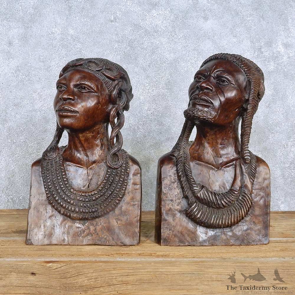 African Maasai Tribal Head Carving For Sale #15181 @ The Taxidermy Store