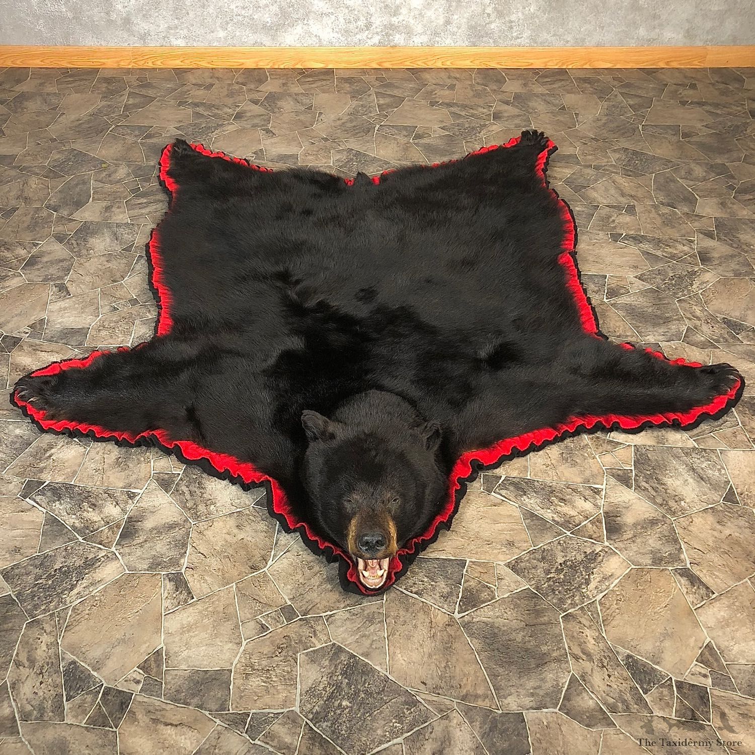 Black Bear Full-Size Rug For Sale #20083 @ The Taxidermy Store