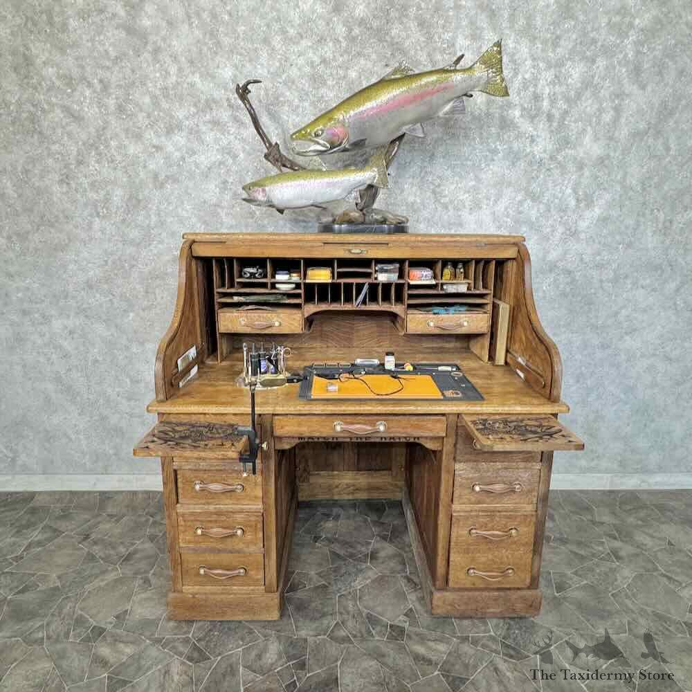 Match the Hatch Custom Steelhead Fly Tying Table For Sale #31198 @ The Taxidermy Store