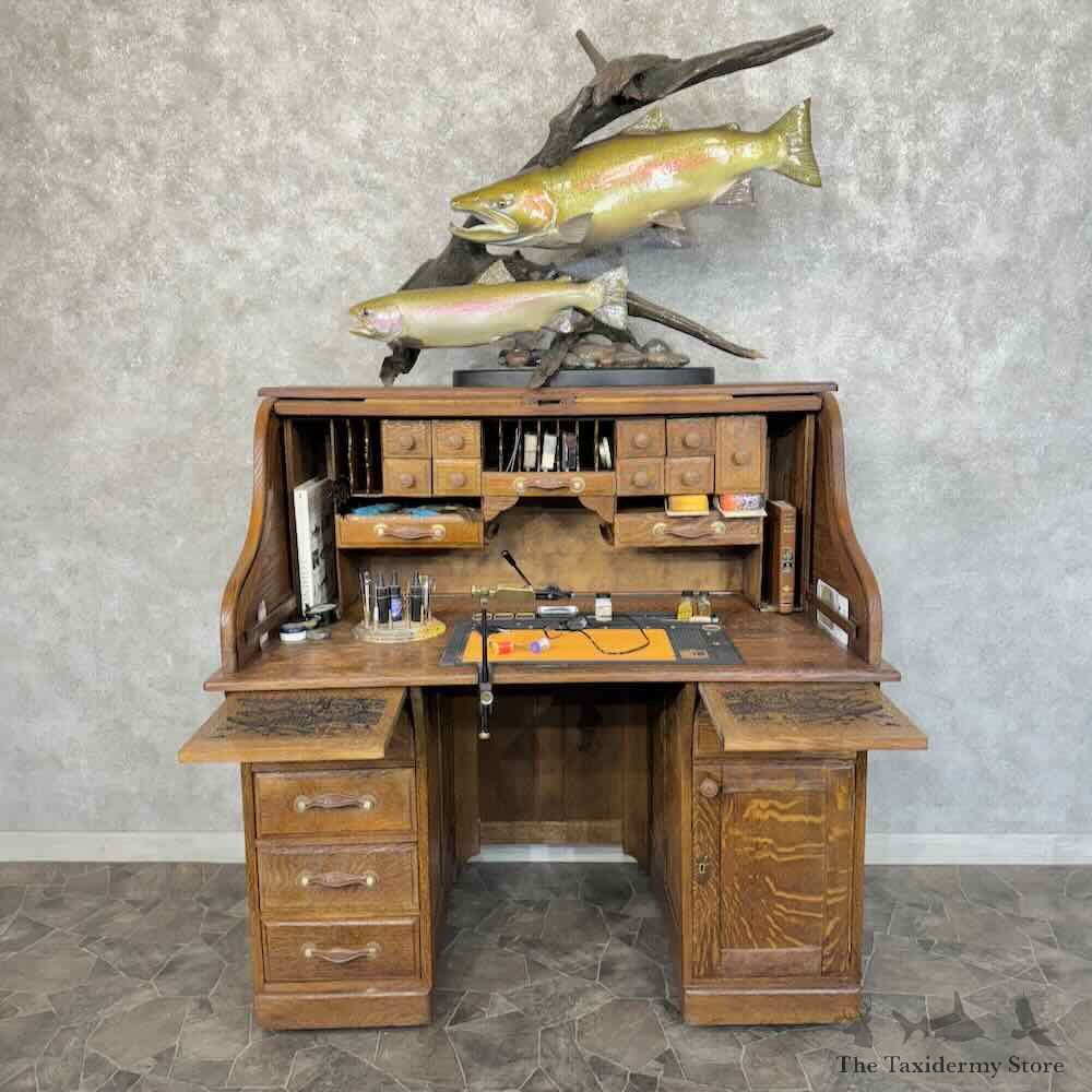 Match the Hatch Custom Steelhead Fly Tying Table For Sale #31199 @ The Taxidermy Store