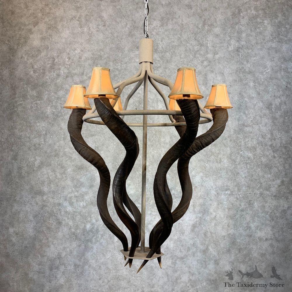 Kudu Horn Chandelier For Sale #21280 @ The Taxidermy Store