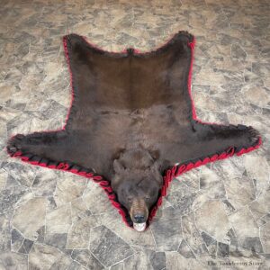 Chocolate Black Bear Full-Size Rug For Sale #24310 @ The Taxidermy Store