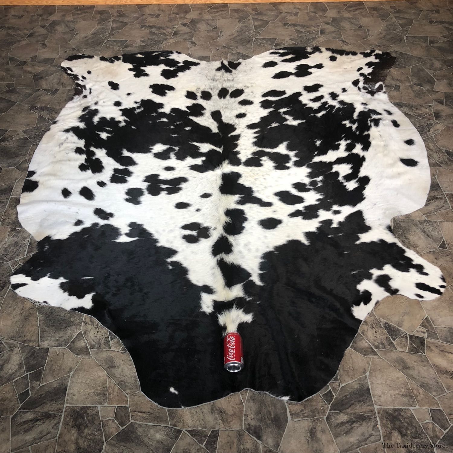 Black and White Cowhide Taxidermy Tanned Skin For Sale #20089 @ The Taxidermy Store
