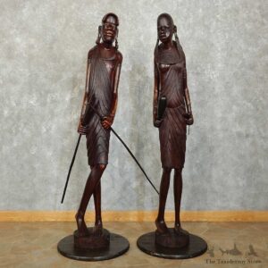 Massai Tribal Carving Pair For Sale #15860 @ The Taxidermy Store