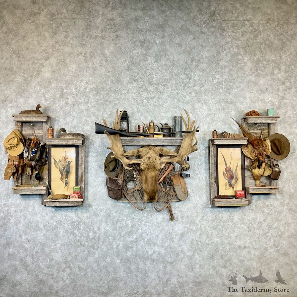 Captain's Classic Hunting Camp Harvest Display For Sale #26740 @ The Taxidermy Store