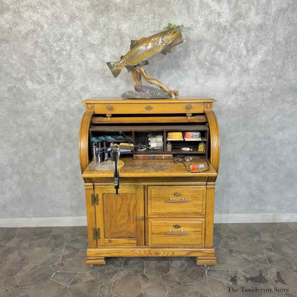 Match the Hatch Custom Trout Fly Tying Desk For Sale #31200 @ The Taxidermy Store