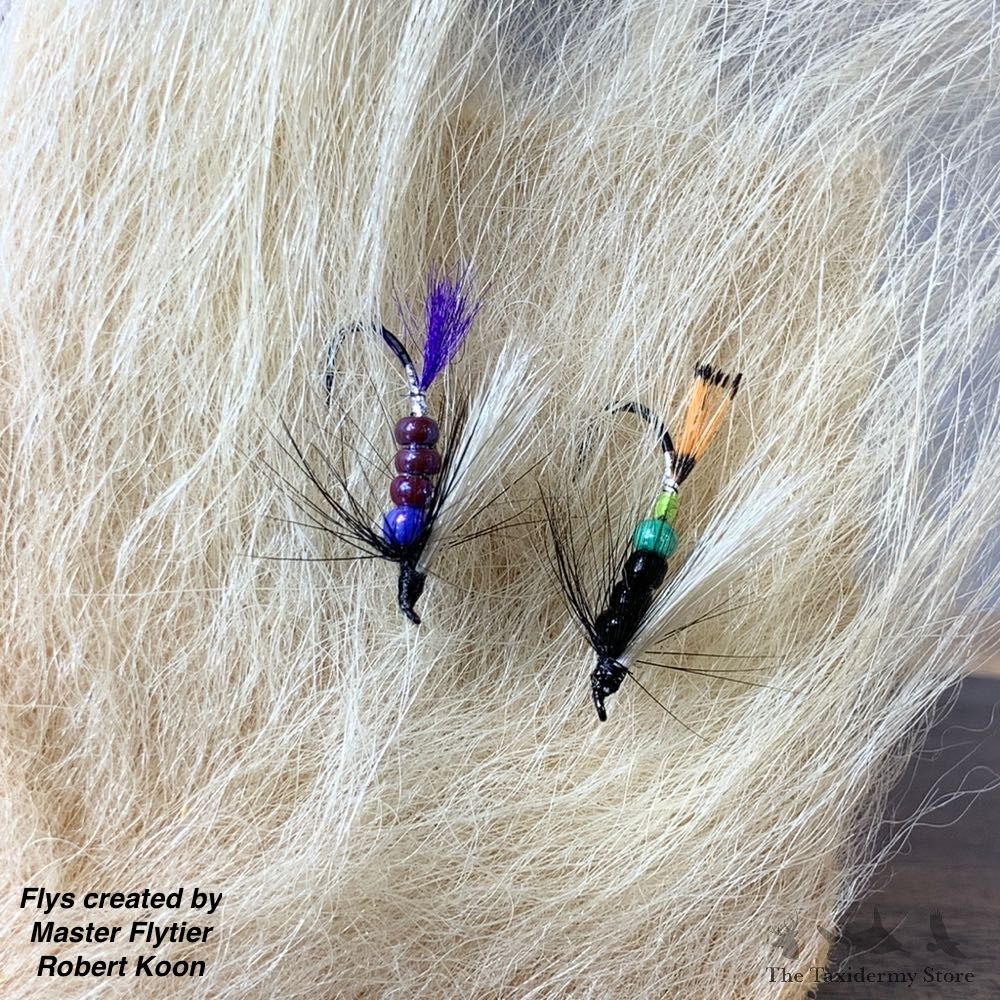 Polar Bear Fly Tie Hair Taxidermy For Sale #21230 @The Taxidermy Store